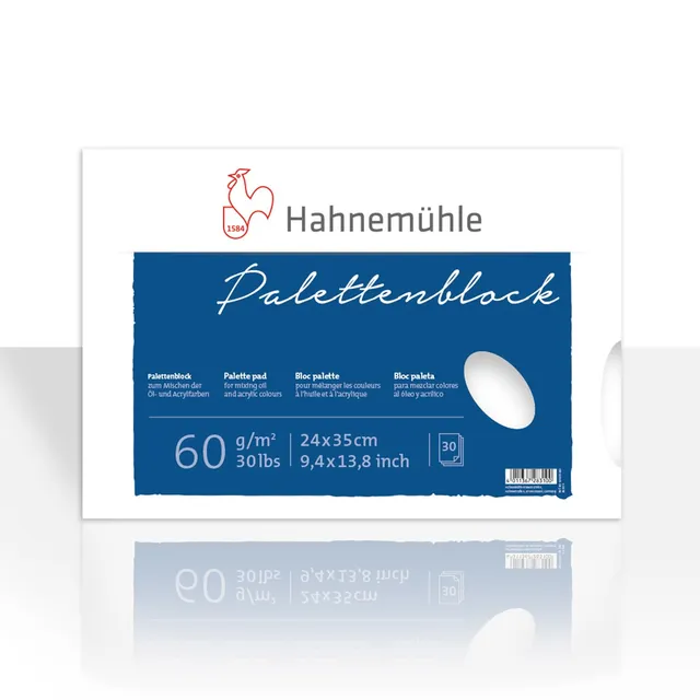 hahnem-hle-papierpalette-beschichtet-24x35-cm-f-r-l-und-acrylfarben image 1