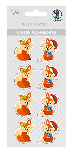 ursus-564000319-kreativ-accessoires-fuchs-junge-und-m-dchen-8-selbstklebende-dek image 3