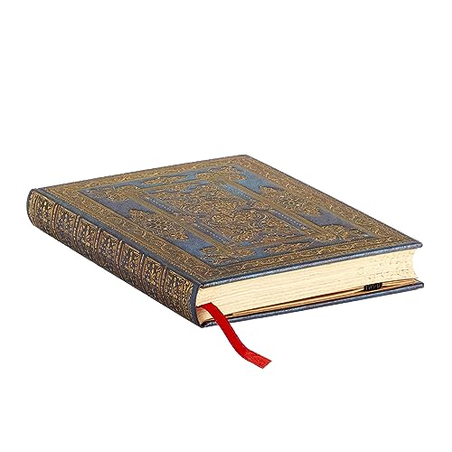 paperblanks-blue-luxe-mini-notizbuch-liniert-hardcover-mit-elastikband-luxe-desi image 7