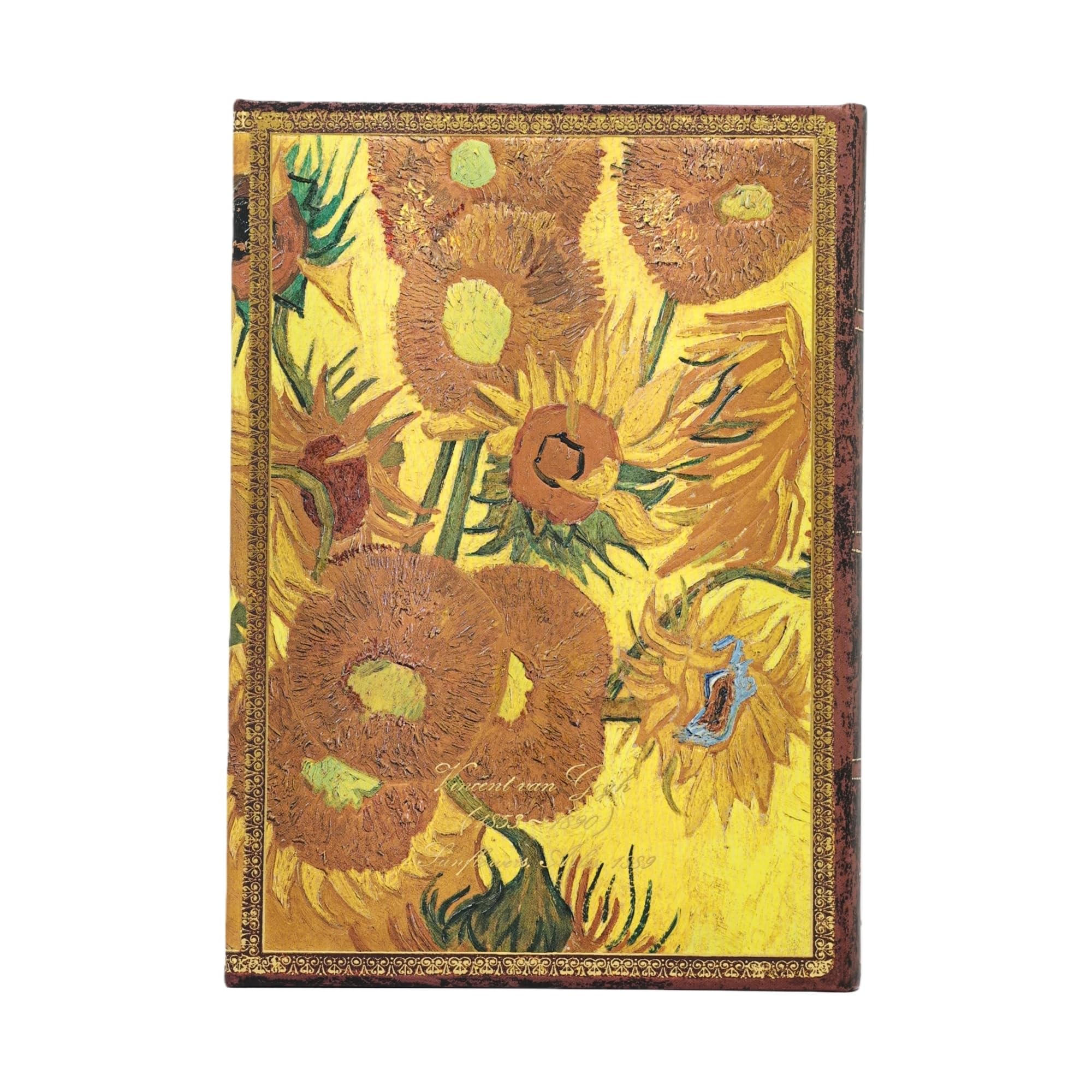 paperblanks-van-gogh-sunflowers-embellished-manuscripts-midi-journal-liniert-har image 2