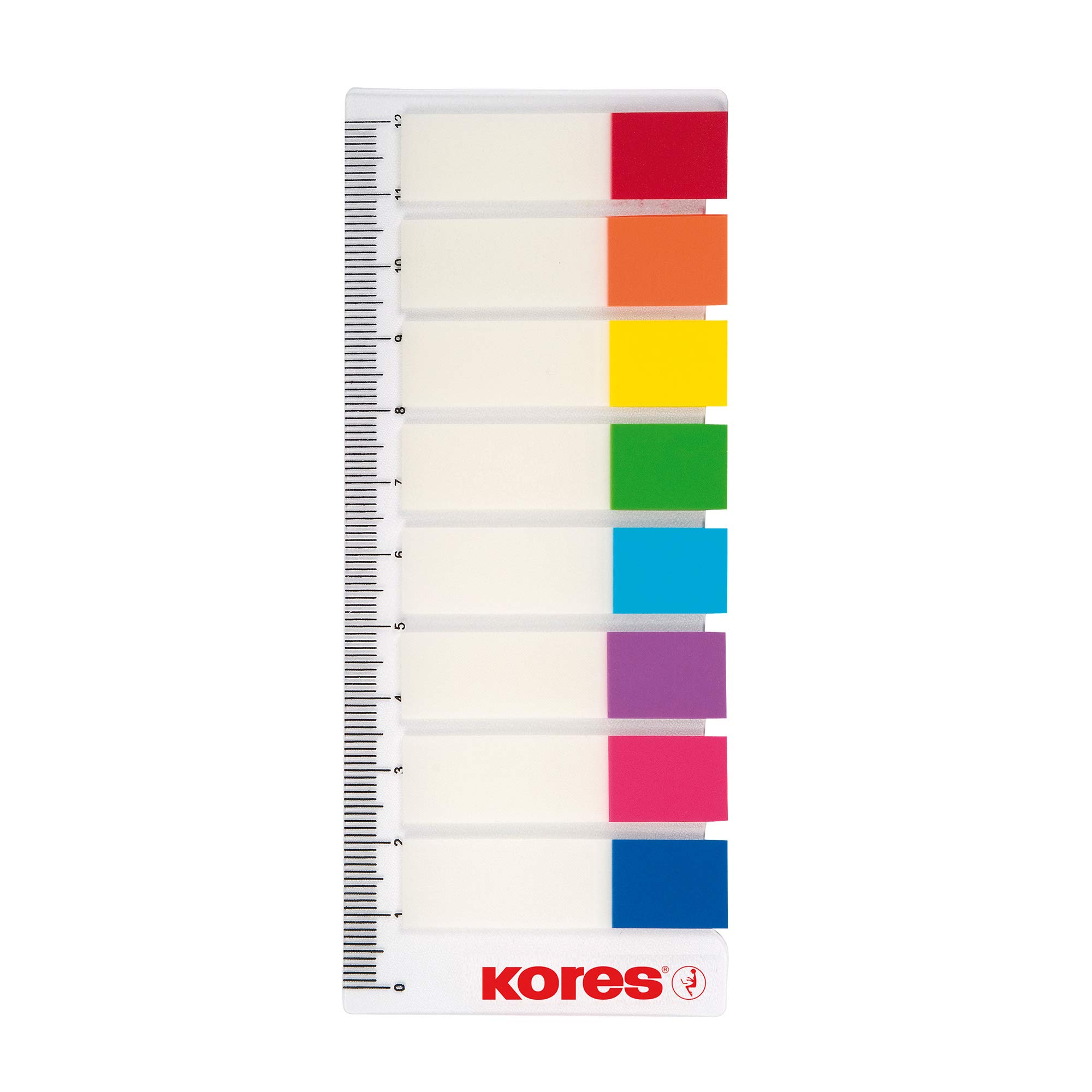 kores-45121-transparente-indexstreifen-auf-lineal-12-x-45-mm-8-farben image 2