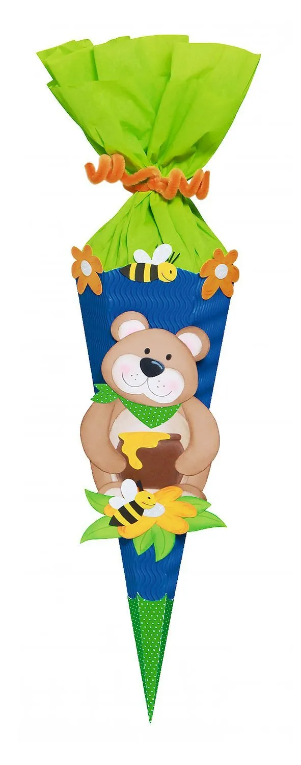 ursus-9860006-schult-ten-bastelset-mini-b-r-sechseckig-ca-41-cm-zum-selbstbastel image 1