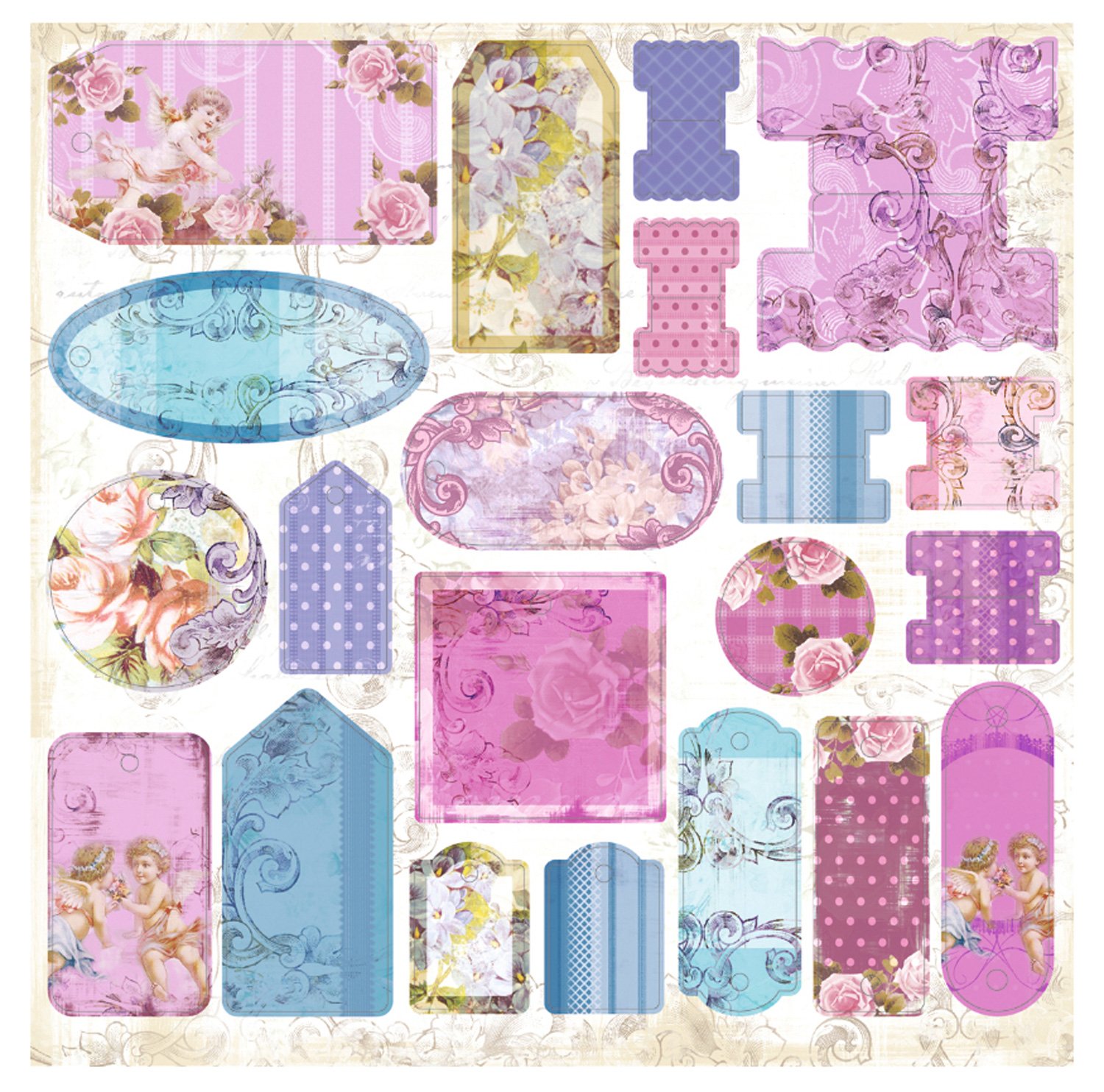 ursus-premium-die-cut-romantik-70320007-pr-ge-stanzbogen-30-5-x-30-5-cm-300-g-qm image 2