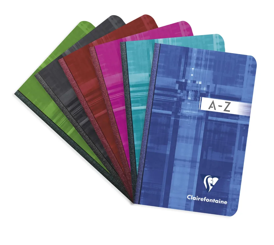 clairefontaine-9599c-adressbuch-vokabelheft-9-x-14-cm-kariert-90g-96-blatt image 1