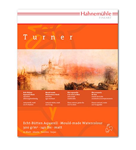 hahnem-hle-william-turner-aquarellblock-30x40-cm-300-g-m-10-blatt-naturwei image 4