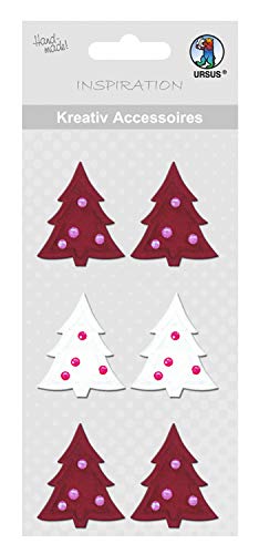 ursus-56400062-kreativ-accessoires-weihnachtsb-ume-sticker-rot-wei-6-st-ck image 3