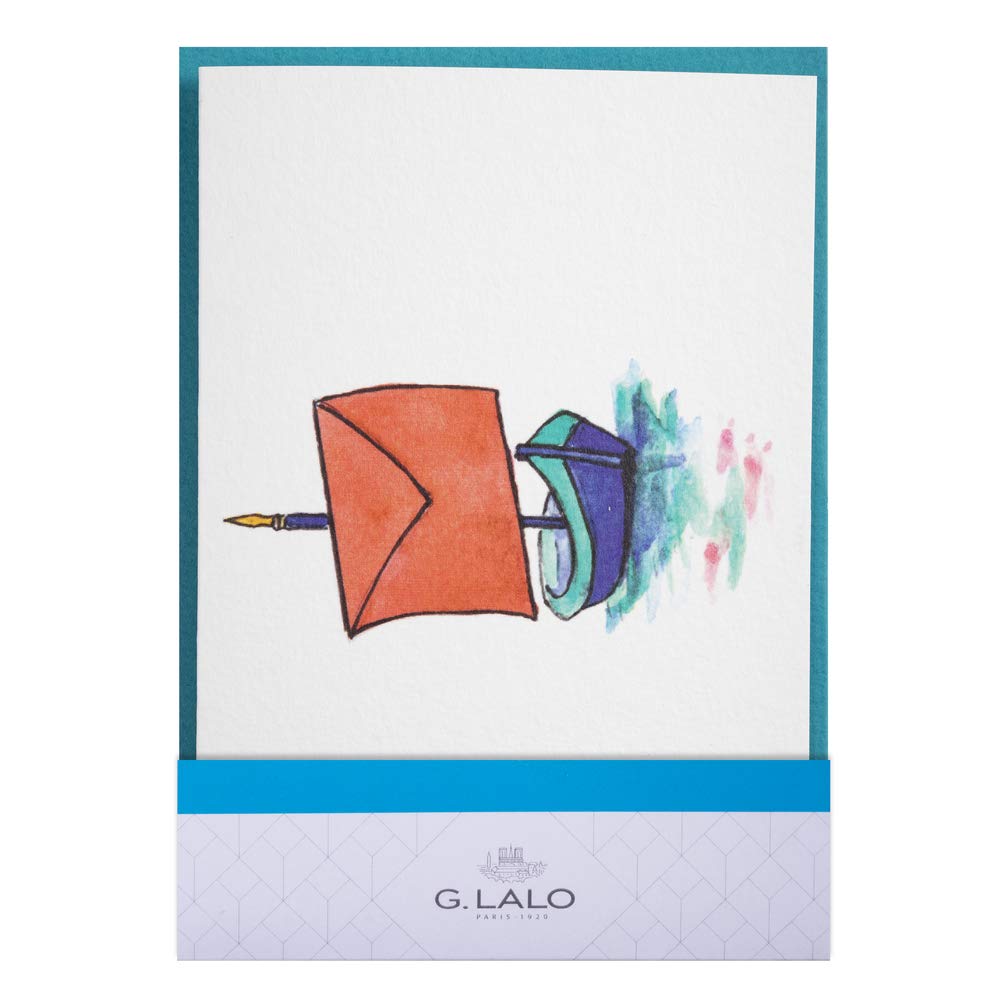 clairefontaine-lalo-60803l-korrespondenz-set-encre-et-plume-c6-anisgr-n-girlande image 4
