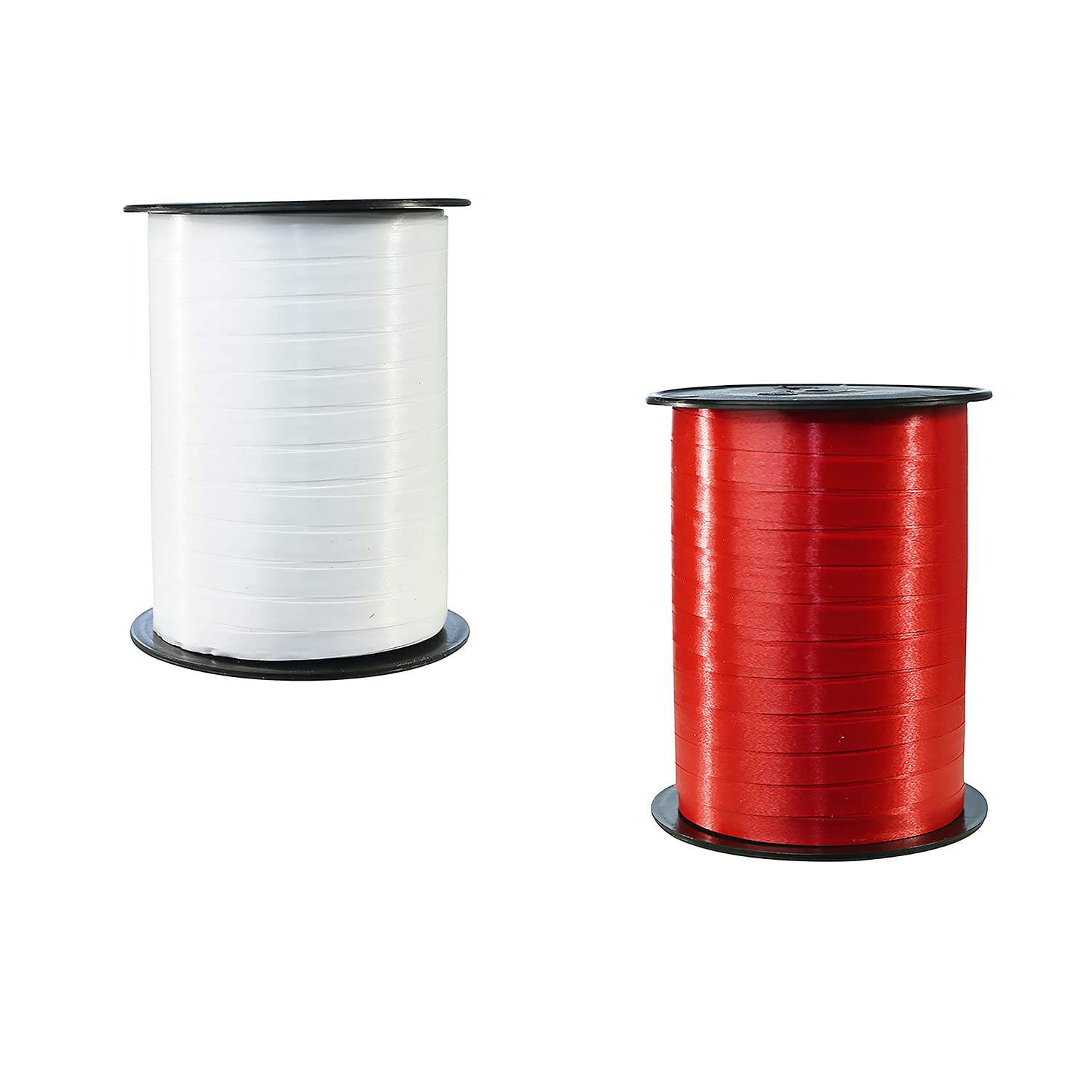 clairefontaine-bolduc-geschenkband-set-2-spulen-50m-x-0-7cm-gr-n-rot image 5