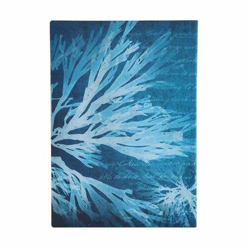 paperblanks-sea-flowers-anna-atkins-cyanotypes-midi-notizbuch-liniert-softcover- image 6
