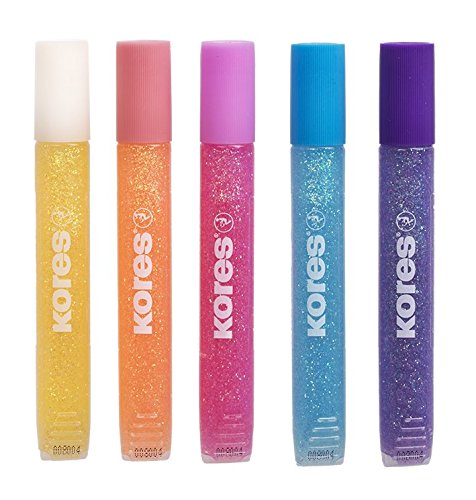 kores-pastell-glitzerkleberstifte-5-x-10-5-ml-mit-pr-zisionsspitze-gelb-set image 7
