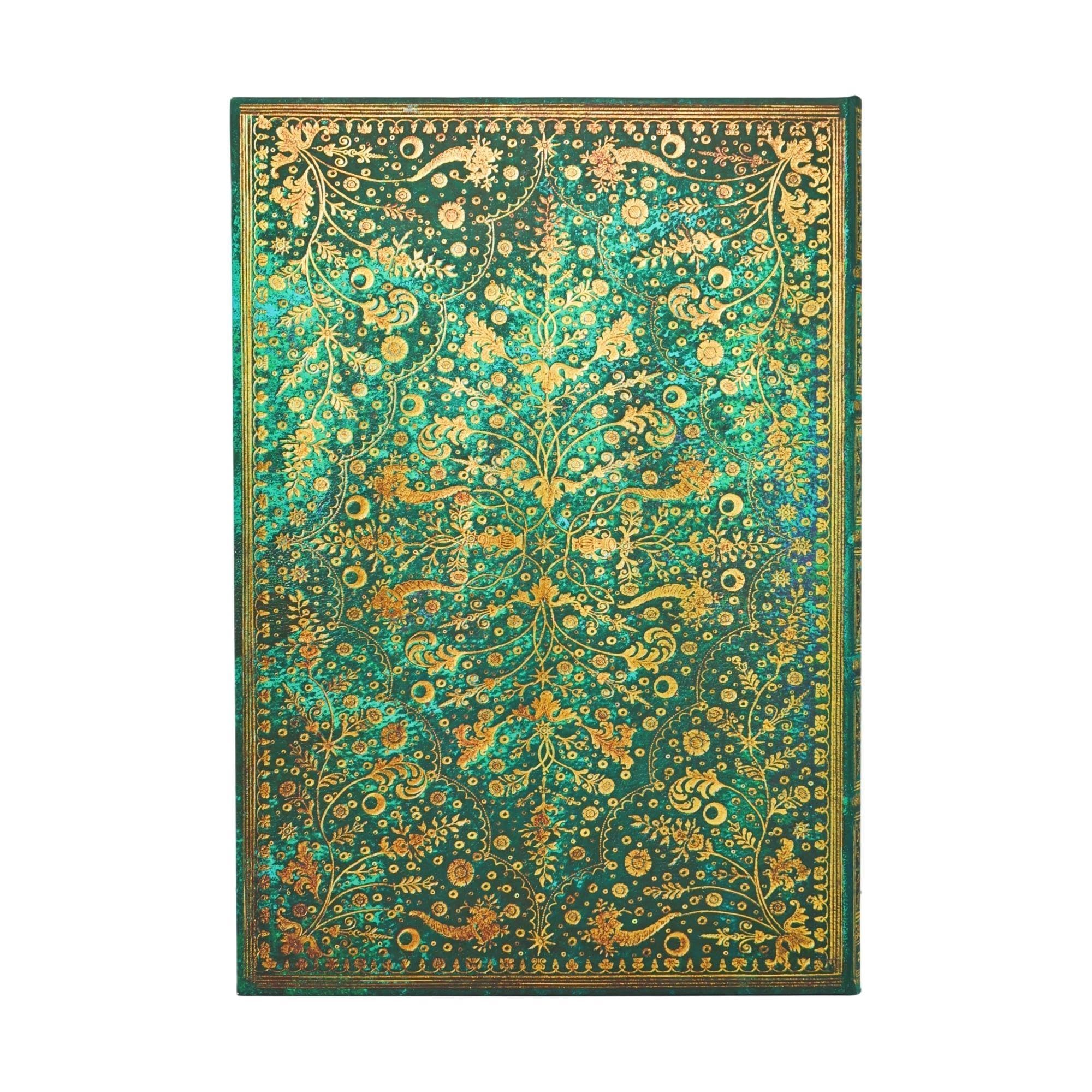 paperblanks-smaragdblume-2027-kalender-grande-vertikal-1-woche-2-seiten image 3
