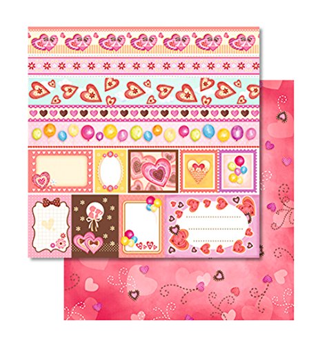 ursus-703000256-premium-glitter-scrapbook-paper-lovers-30-5-x-30-5-cm-5-blatt image 4