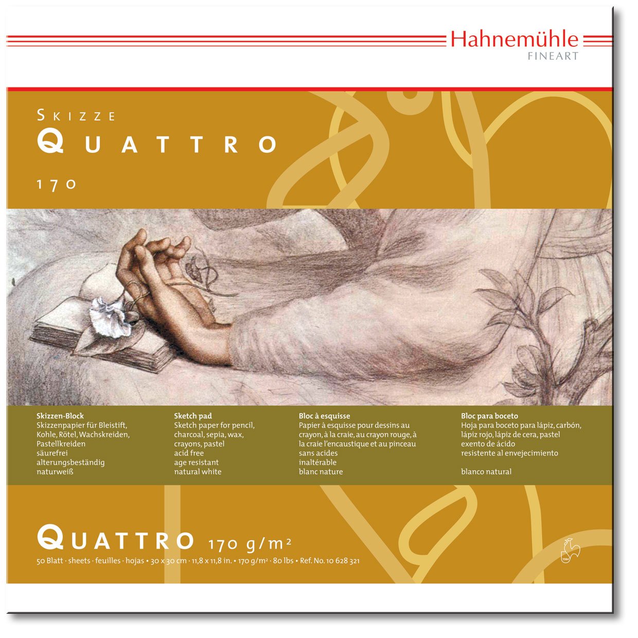 hahnem-hle-quattro-skizzenblock-30x30cm-170g-m-naturwei-50-blatt image 3