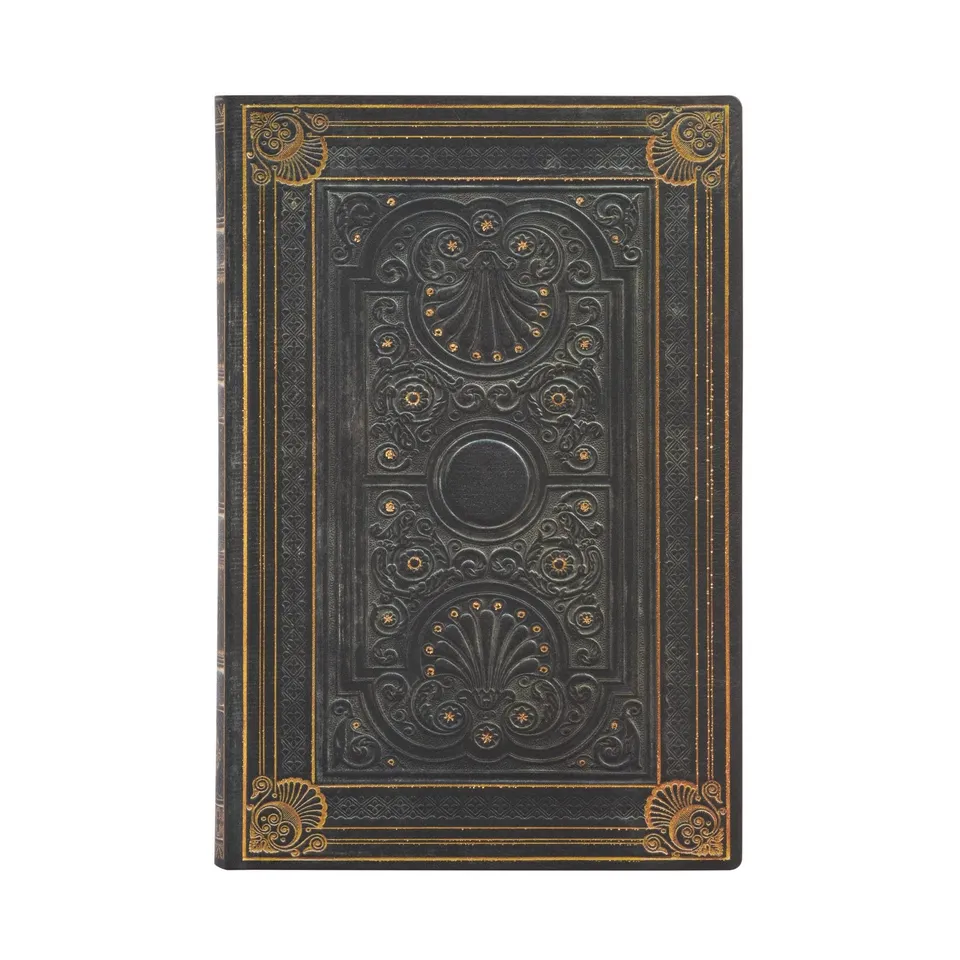 paperblanks-nocturnelle-mini-notizbuch-liniert-flexi-mit-leseb-ndchen image 1