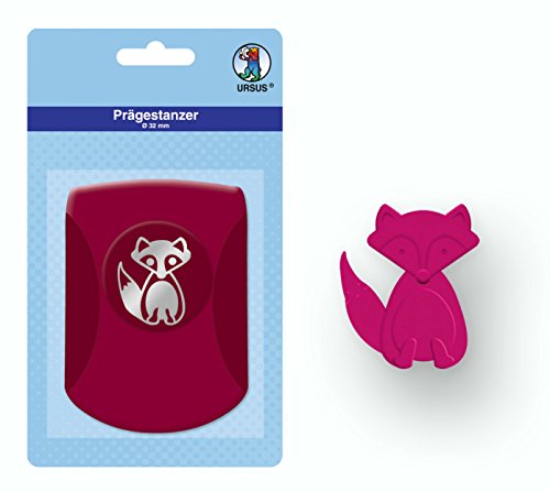 ursus-pr-gestanzer-fuchs-rosa-32-mm-f-r-papier-180-240g image 4