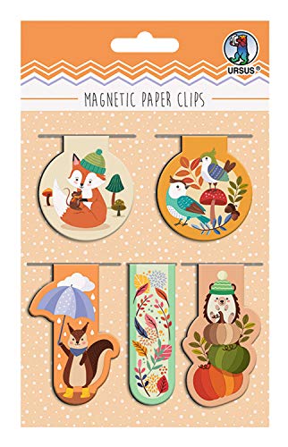 ursus-magnetic-paper-clips-fall-5-designs-magnet-lesezeichen-5-st-ck image 8