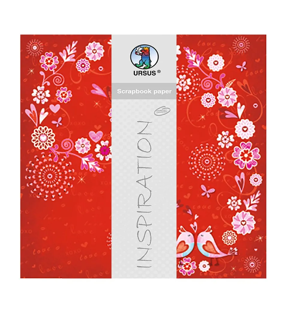 ursus-premium-glitter-scrapbook-paper-passion-motiv-98-30-5-x-30-5-cm-190-g-qm-5 image 1