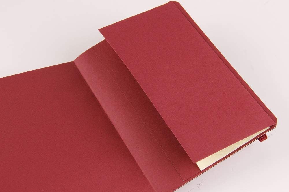 clairefontaine-cuirise-notizbuch-a6-72-blatt-blanko-gr-n-mit-leder image 2
