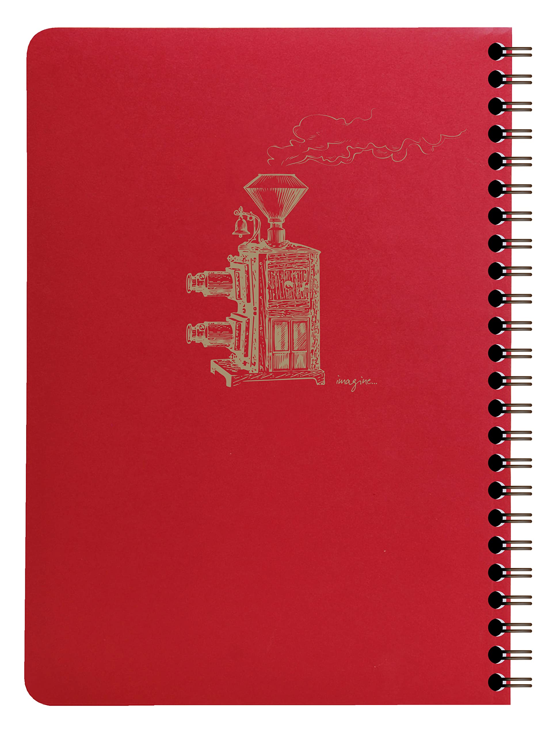 clairefontaine-flying-spirit-red-notizbuch-a5-doppelspiral-60-blatt-liniert-90g- image 4
