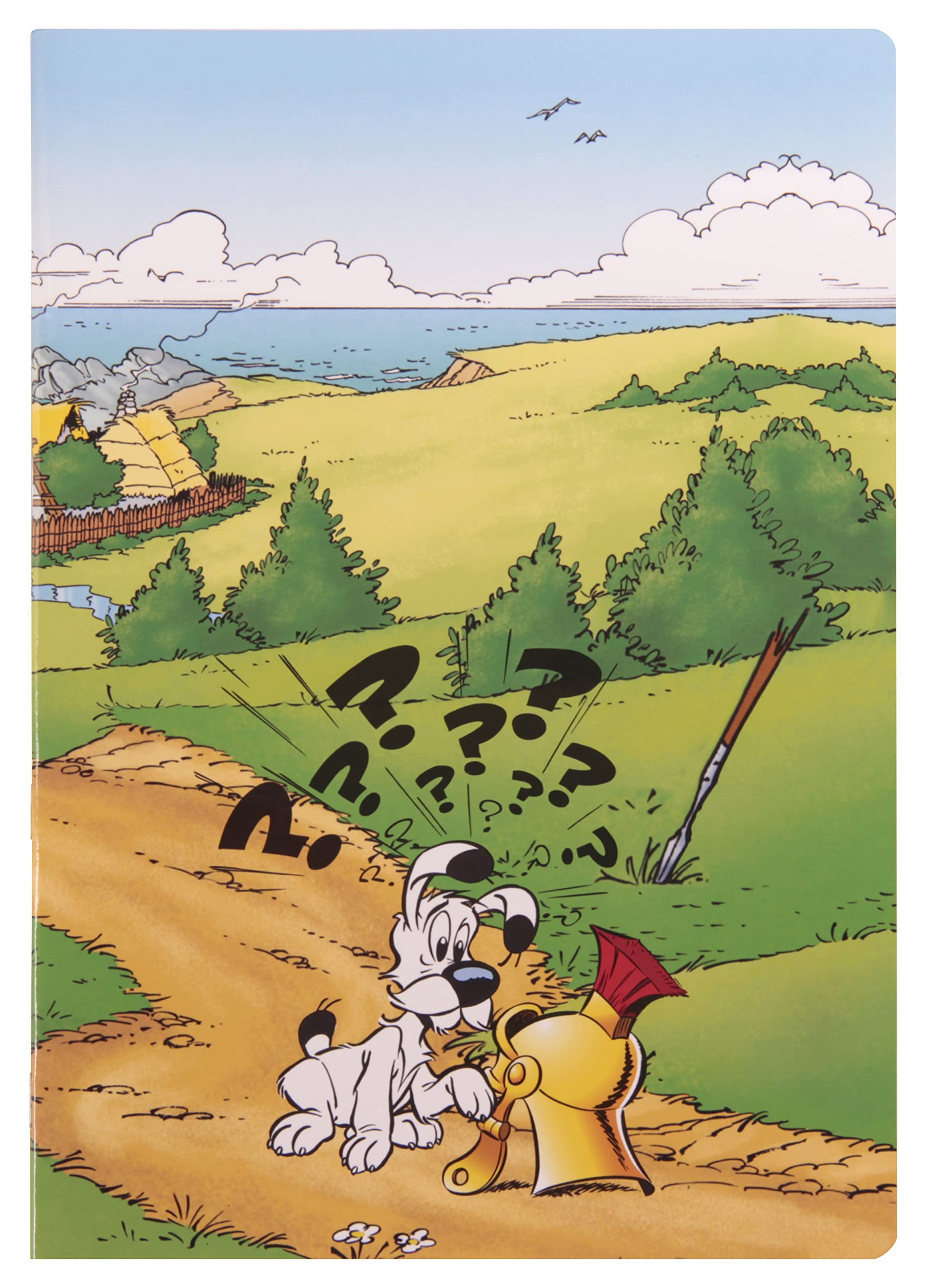 clairefontaine-813039c-notizheft-asterix-4-a4-48-blatt-idefix-motiv image 3