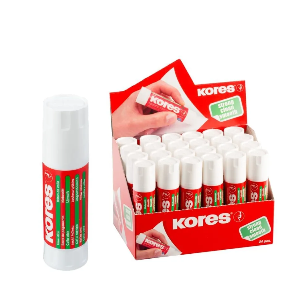 kores-klebestift-15-g-starker-ungiftiger-bastelkleber-24-st-ck image 1