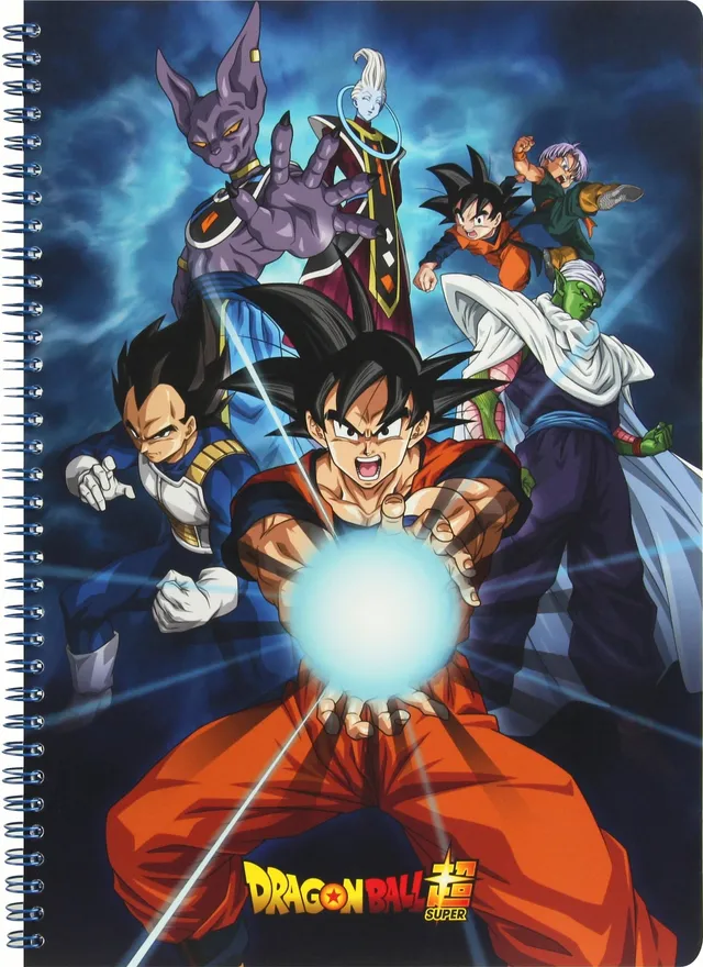 clairefontaine-812772c-spiralbuch-dragon-ball-super-a4-21x29-7cm-100-seiten-lini image 1