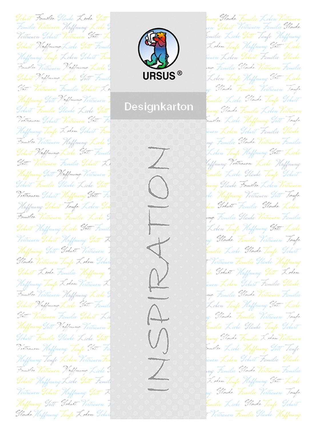 ursus-designkarton-meine-taufe-jungen-din-a4-200-g-qm-25-blatt-silber-folienvere image 1