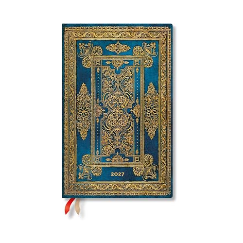 paperblanks-2027-blue-luxe-maxi-12-monate-hardcover-tagesplaner-horizontal-mit-g image 3