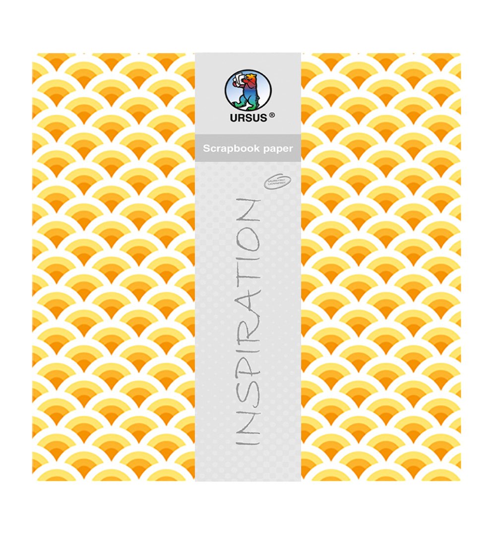 ursus-lotta-2-scrapbook-paper-motiv-122-30-5-x-30-5-cm-190-g-qm-5-blatt image 1