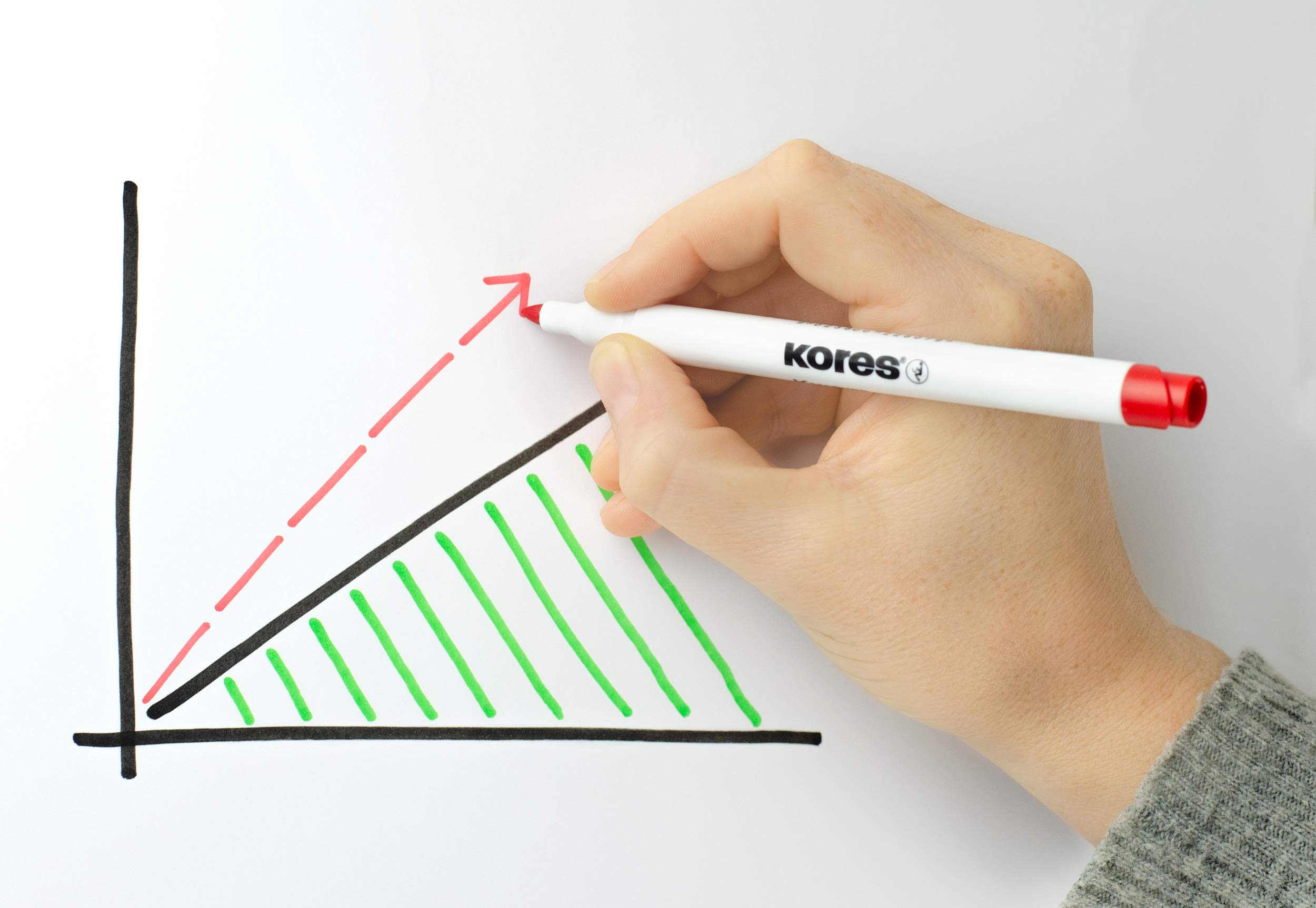 kores-k-marker-whiteboard-marker-fein-4-farben-set image 4