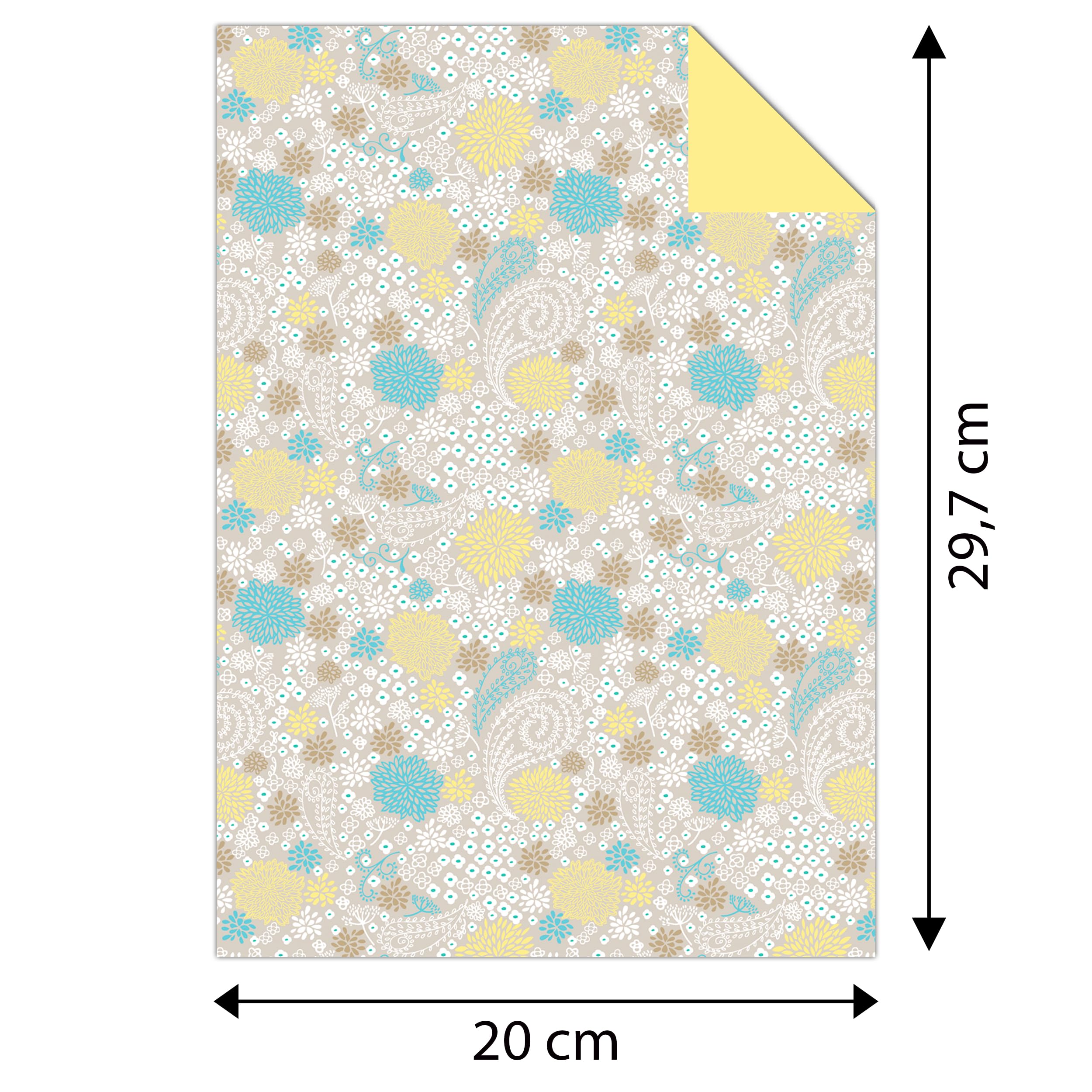 ursus-dekopapiere-5990-46-99-bastelpapier-20-x-29-7-cm-40-blatt-80-g-m-beidseiti image 2