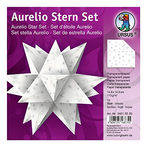 ursus-34015500-faltbl-tter-aurelio-stern-silver-stars-wei-silber-14-8x14-8-cm-33 image 4
