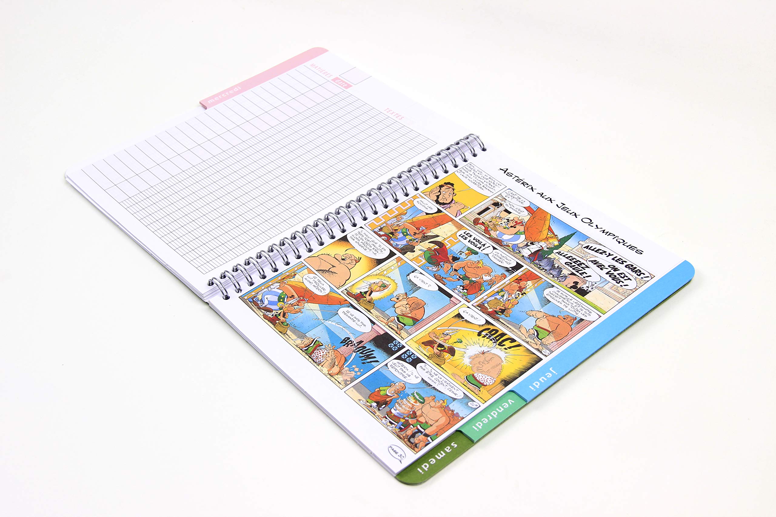 clairefontaine-asterix-schulheft-17x22-cm-kariert-164-seiten-mit-comic-seiten image 3