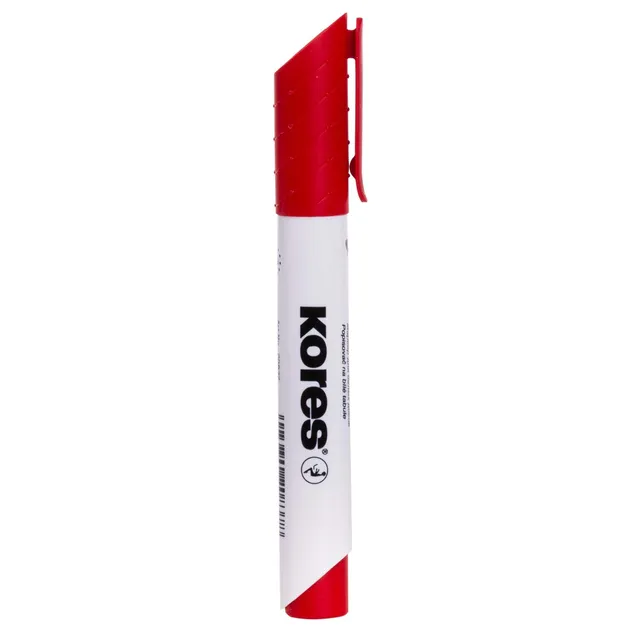 kores-whiteboard-marker-keilspitze-3-5-mm-12-st-ck-rot image 1