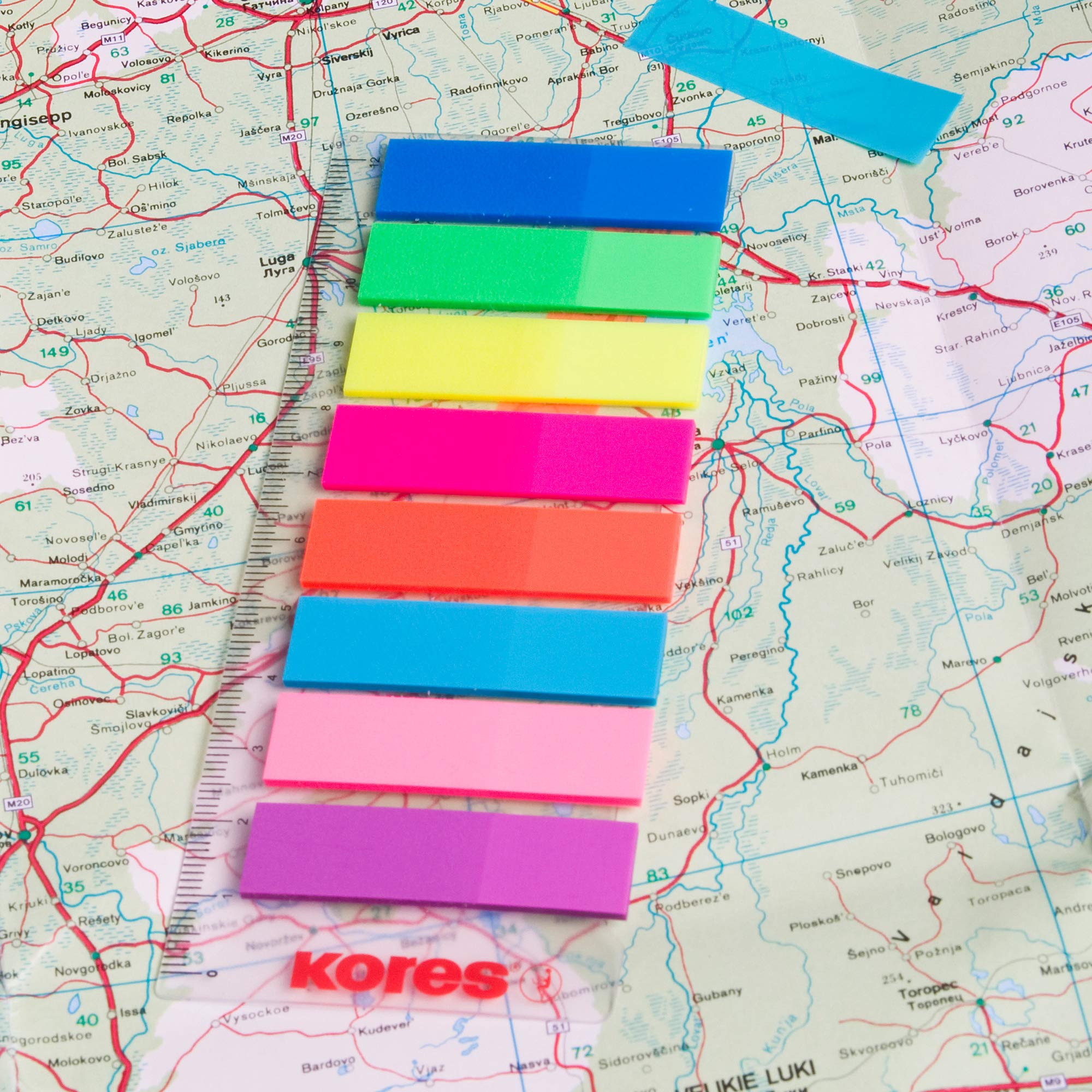 kores-haftende-register-indexstreifen-auf-lineal-12-x-45-mm-8-farben-25-blatt image 5