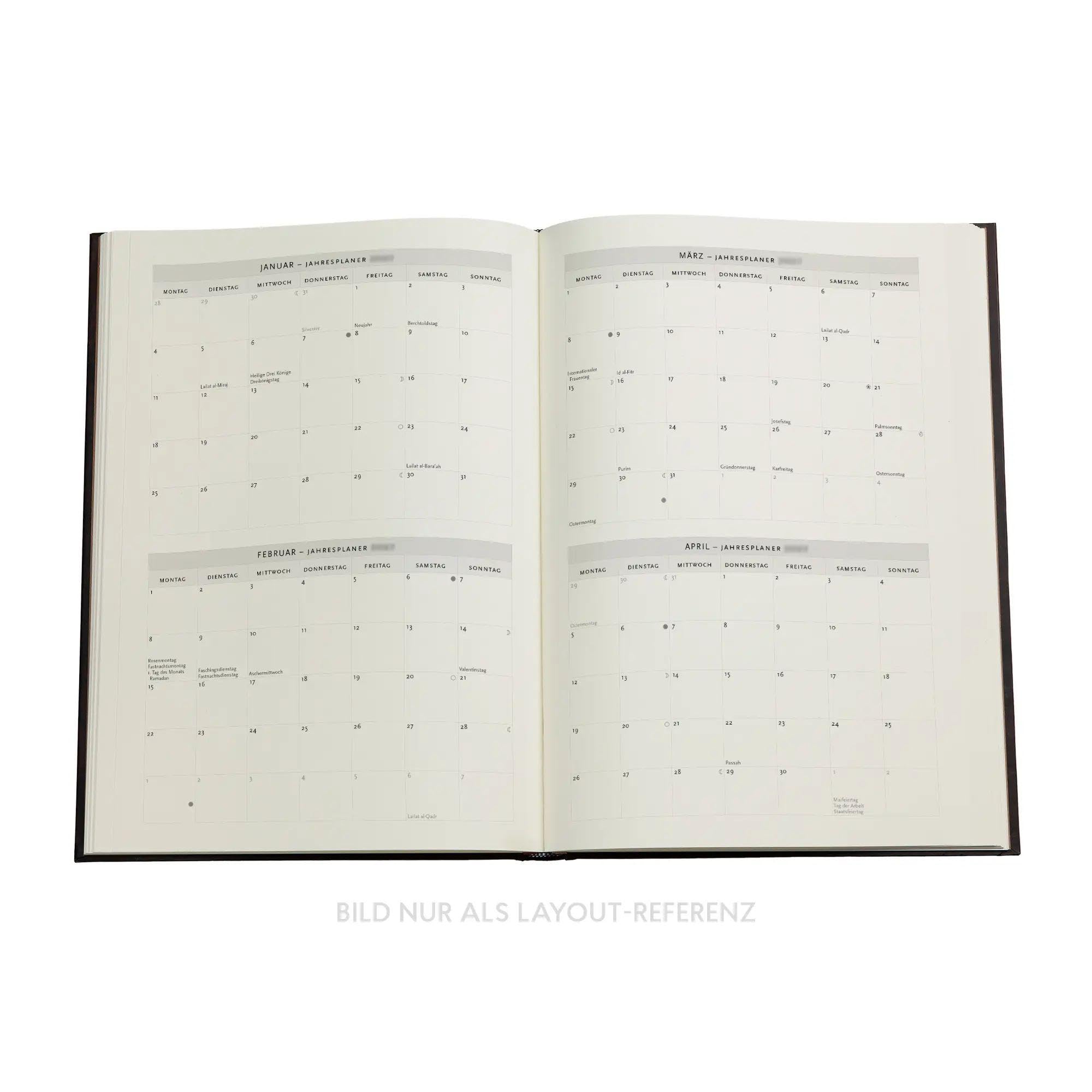 paperblanks-smaragdblume-2027-kalender-grande-vertikal-1-woche-2-seiten image 5