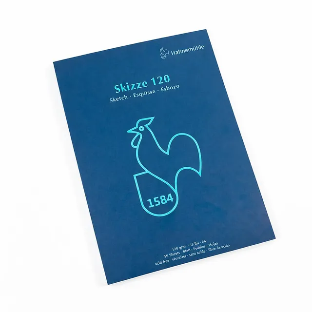 hahnem-hle-skizzenblock-din-a4-120-g-qm-50-blatt image 1