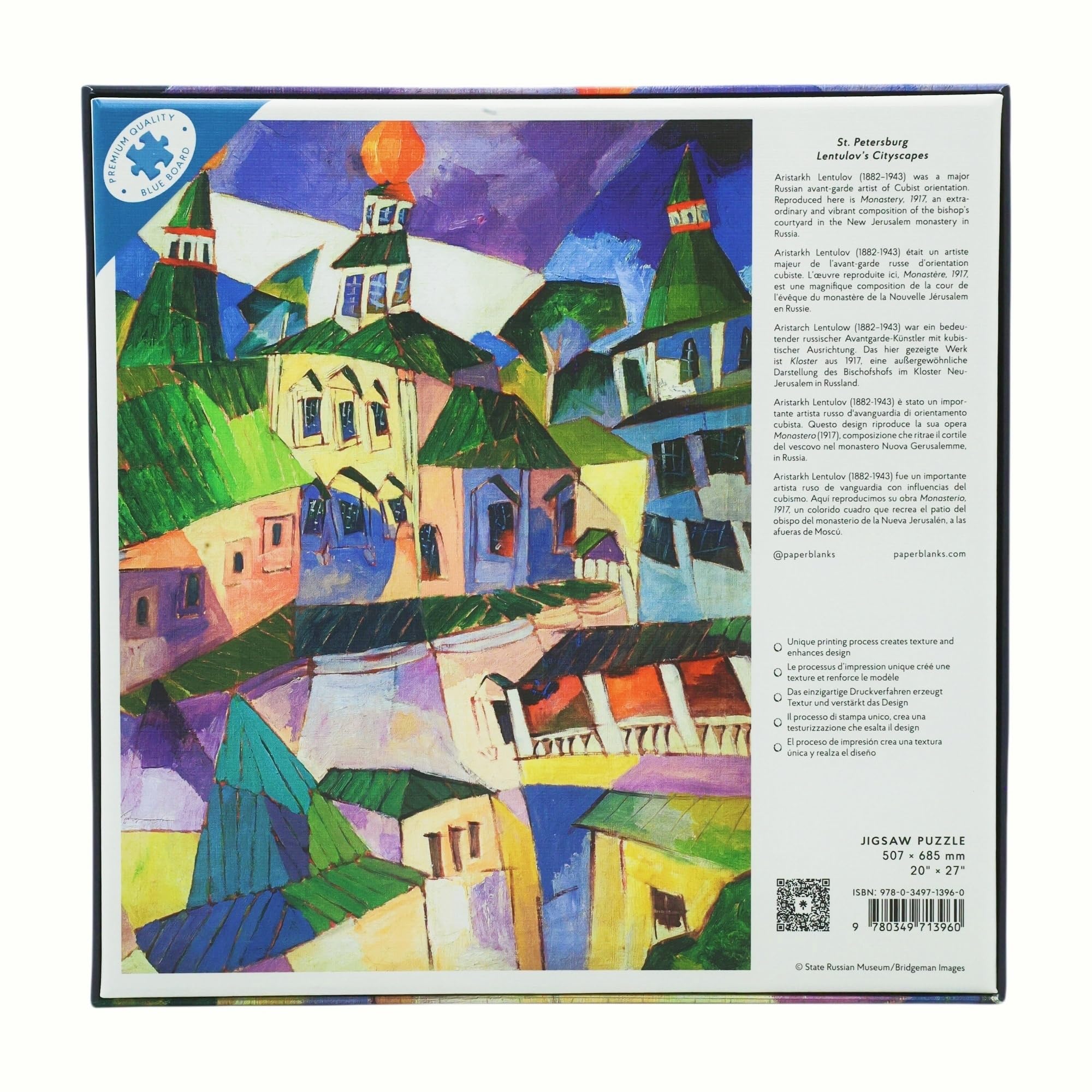 paperblanks-st-petersburg-lentulows-stadtansichten-puzzle-1000-teile image 2