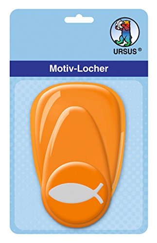 ursus-motivlocher-mit-hebel-mittel-fisch-25-4-mm-stanzer-orange image 8