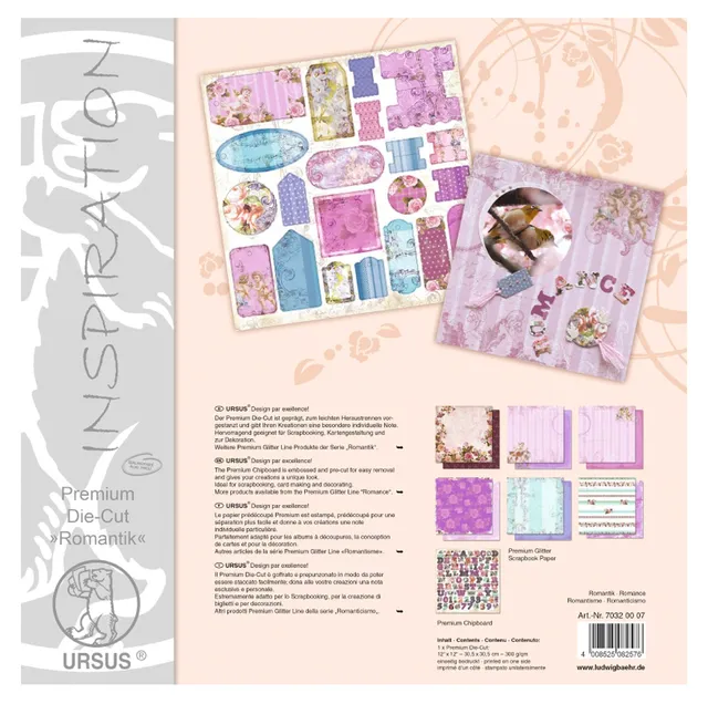 ursus-premium-die-cut-romantik-70320007-pr-ge-stanzbogen-30-5-x-30-5-cm-300-g-qm image 1