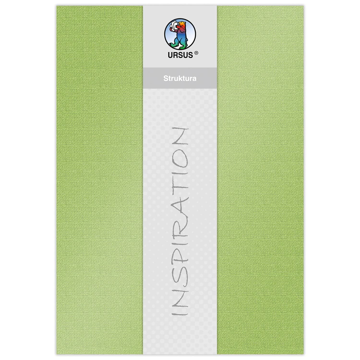 ursus-struktura-pearl-1-bastelkarton-kiwi-220-g-qm-23-x-33-cm-5-blatt image 1