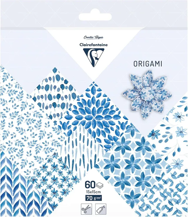 clairefontaine-95349c-origamipapier-15-x-15-cm-70-g-shibori-60-b-gen image 1