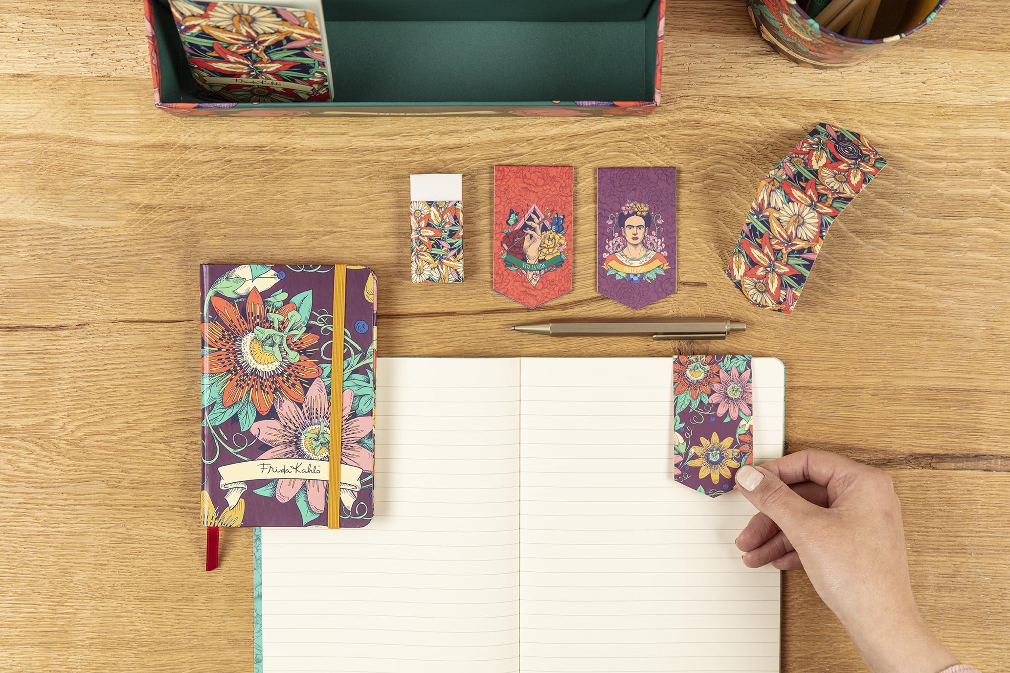 clairefontaine-116216c-notizbuch-hardcover-frida-kahlo-a6-10-5-x-14-8-cm-80-blat image 6