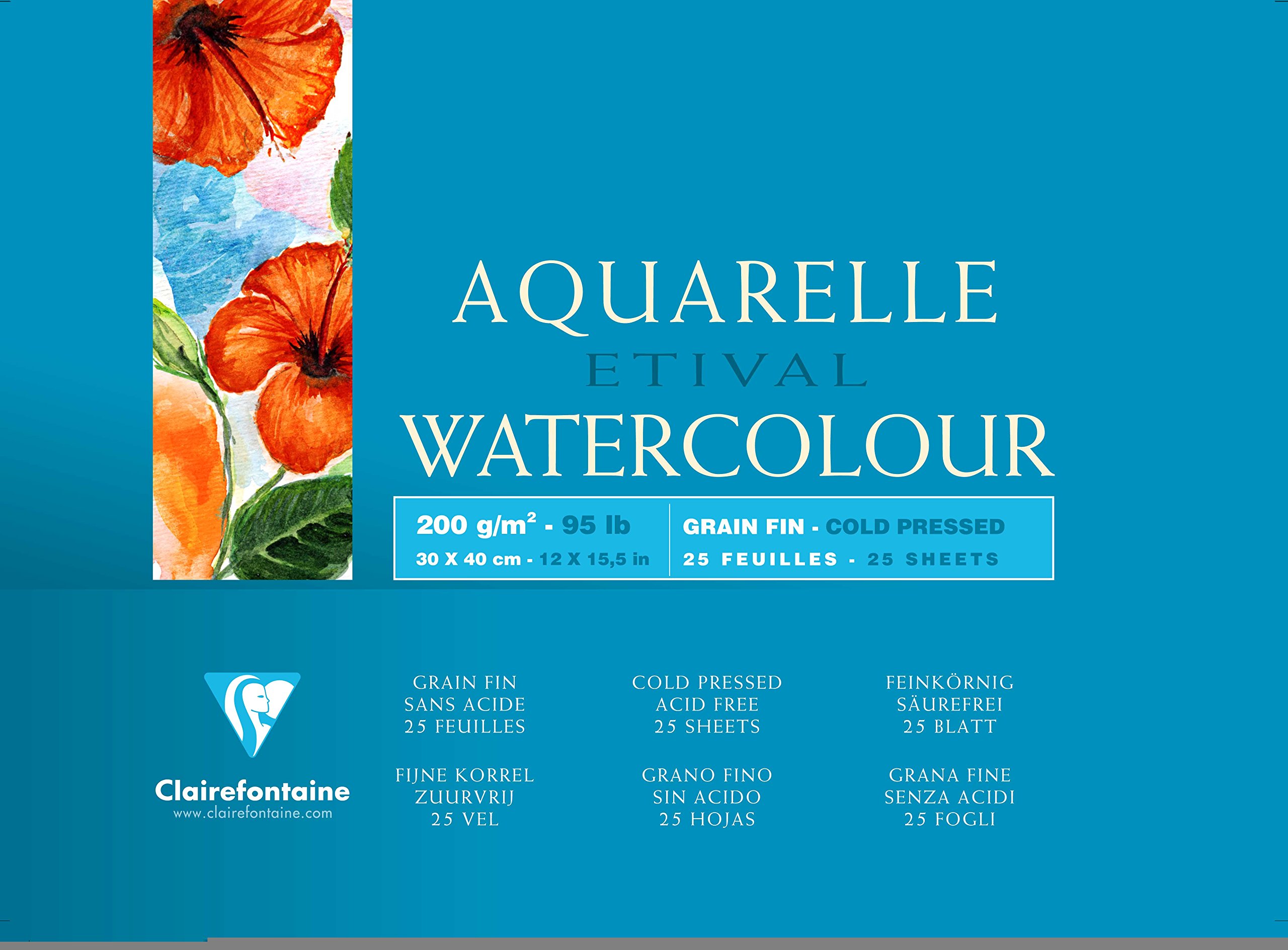 clairefontaine-etival-malblock-aquarellpapier-12-x-18-cm-25-blatt-200-g-wei-fein image 5