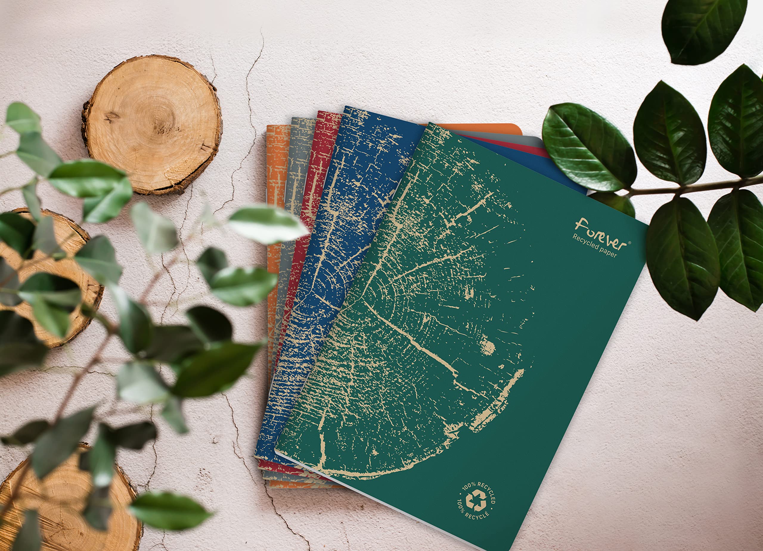 clairefontaine-forever-premium-heft-a4-liniert-48-blatt-90g-recycling-dunkelgrau image 2