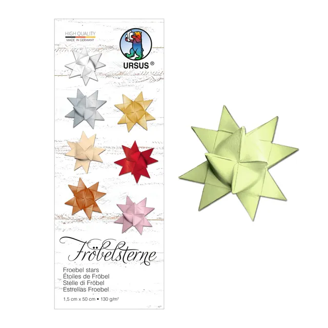 ursus-3210050-papierstreifen-f-r-fr-belsterne-apfelgr-n-1-5-x-50-cm-80-streifen image 1
