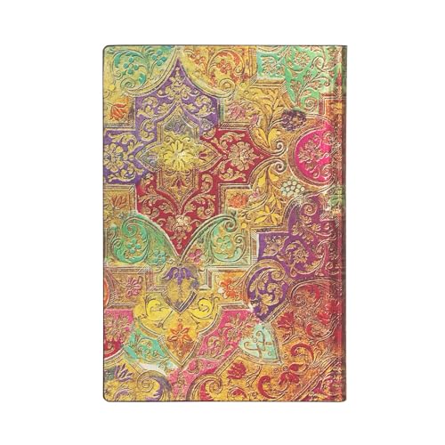 paperblanks-bavarian-wild-flower-mini-flexi-journal-liniert-brocaded-paper image 6