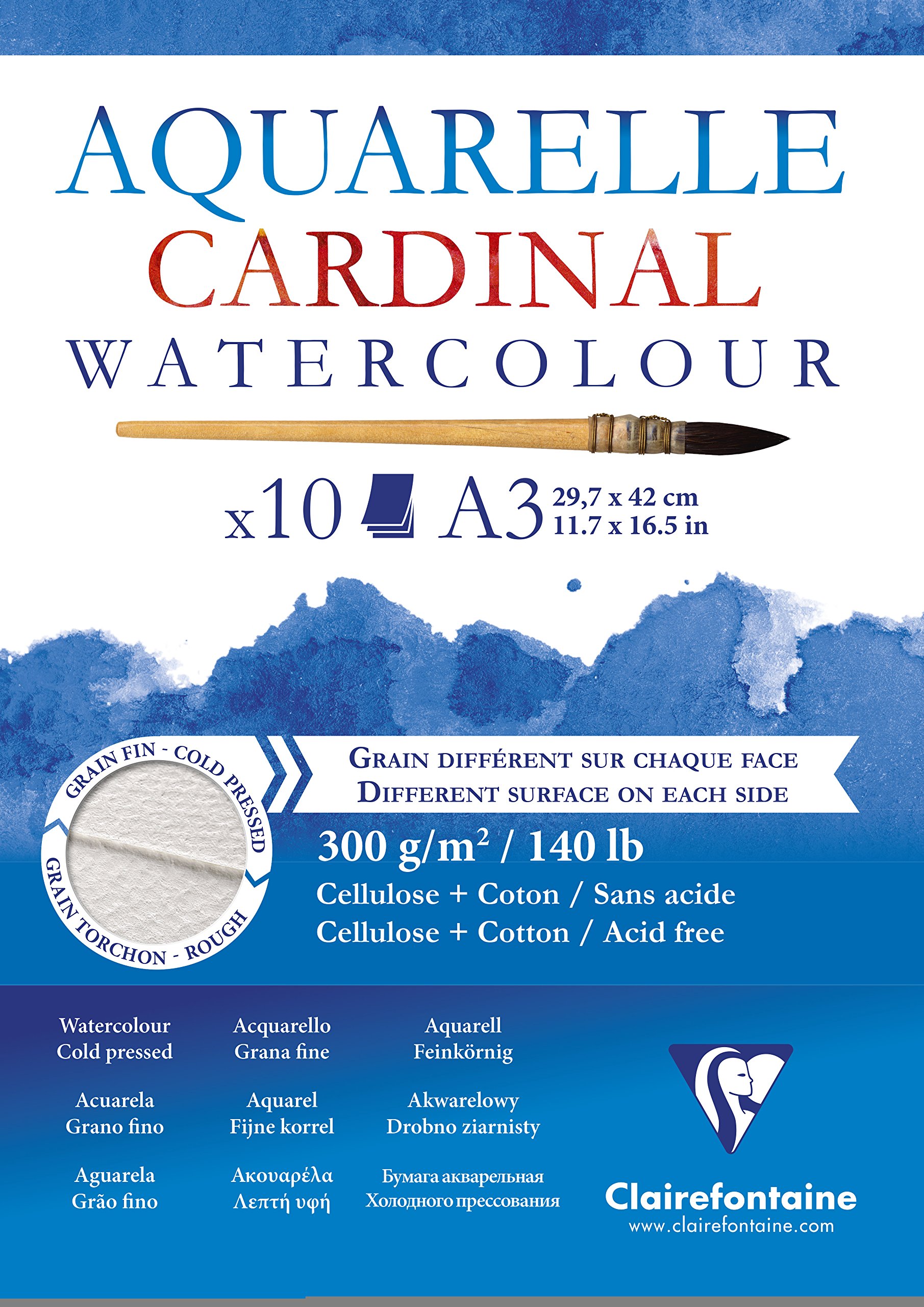 clairefontaine-96183c-cardinal-aquarellblock-din-a4-21-x-29-7-cm-300-g-10-blatt- image 6