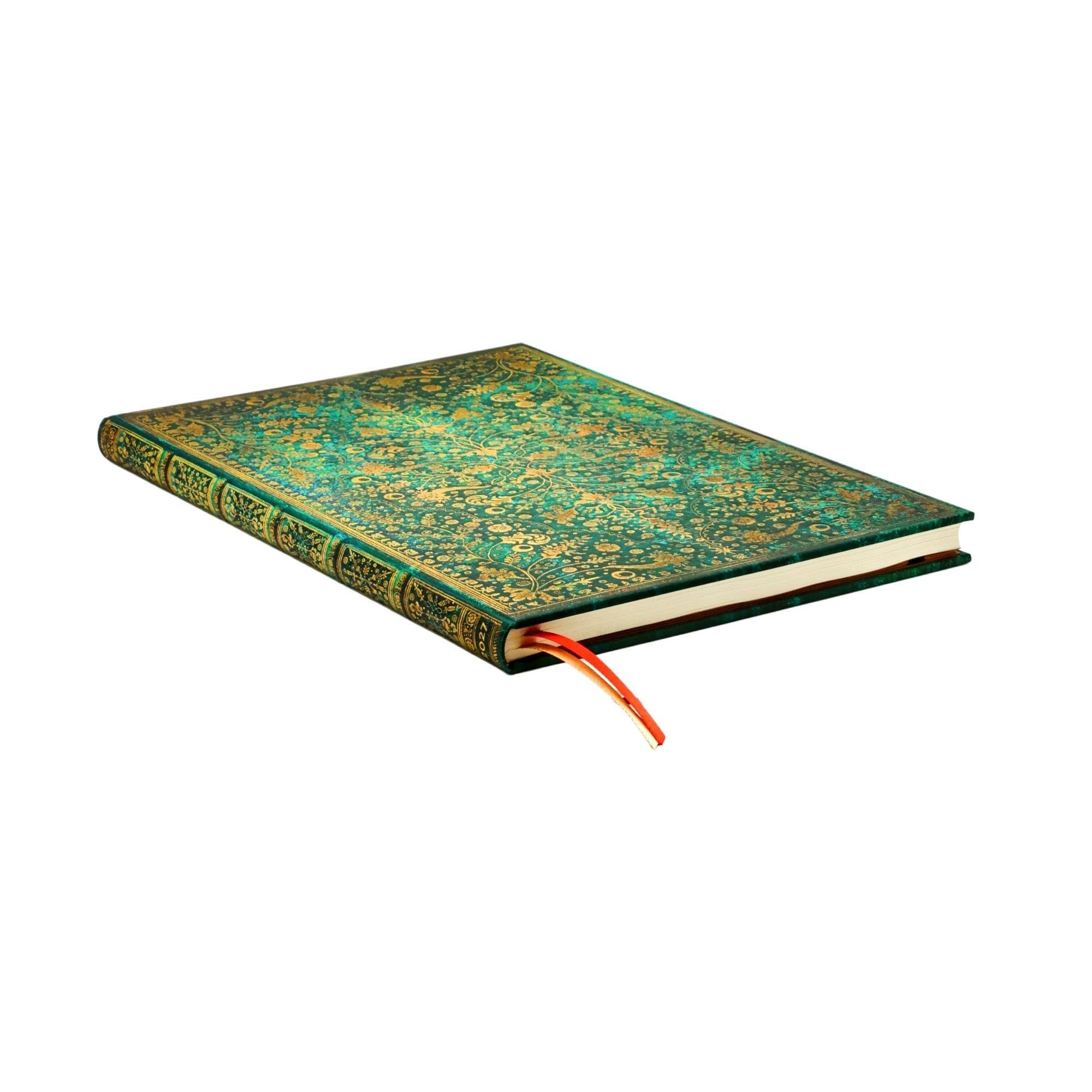 paperblanks-smaragdblume-2027-kalender-grande-vertikal-1-woche-2-seiten image 2