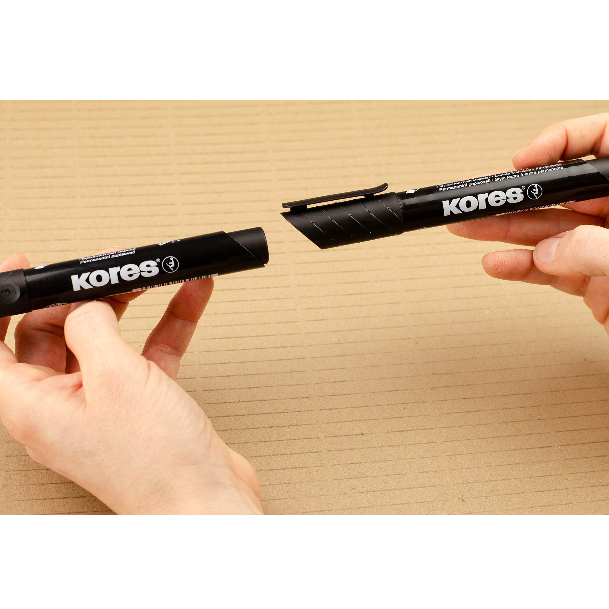 kores-k-marker-xp2-permanent-marker-keilspitze-4-farben image 5
